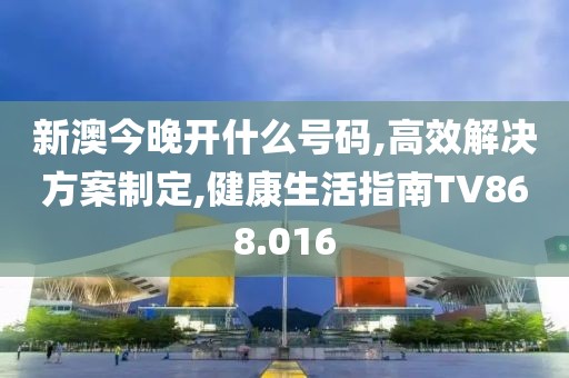 新澳今晚開(kāi)什么號(hào)碼,高效解決方案制定,健康生活指南TV868.016