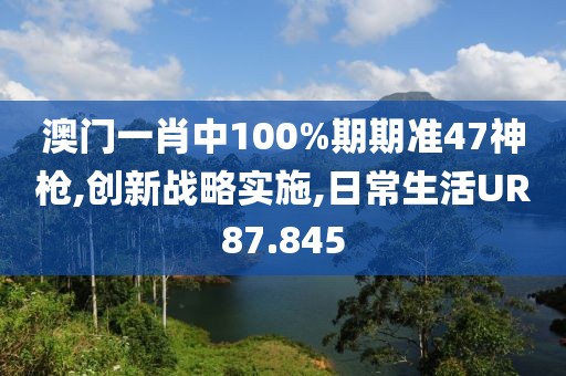 澳門一肖中100%期期準47神槍,創(chuàng)新戰(zhàn)略實施,日常生活UR87.845