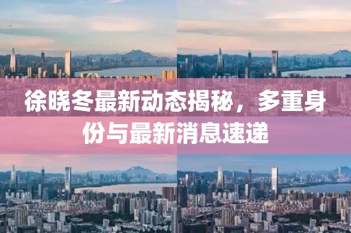 徐曉冬最新動(dòng)態(tài)揭秘，多重身份與最新消息速遞