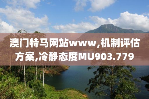 澳門特馬網(wǎng)站www,機制評估方案,冷靜態(tài)度MU903.779