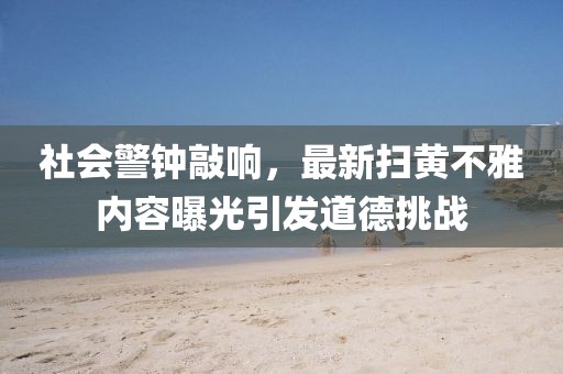 社會警鐘敲響，最新掃黃不雅內(nèi)容曝光引發(fā)道德挑戰(zhàn)