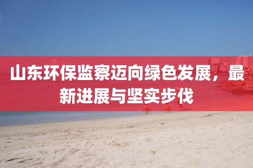 山東環(huán)保監(jiān)察邁向綠色發(fā)展，最新進展與堅實步伐