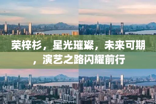 榮梓杉，星光璀璨，未來可期，演藝之路閃耀前行