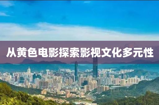 從黃色電影探索影視文化多元性