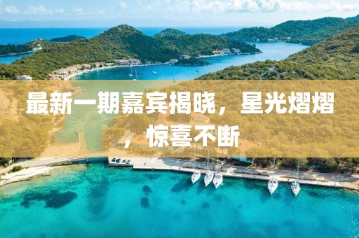 最新一期嘉賓揭曉，星光熠熠，驚喜不斷