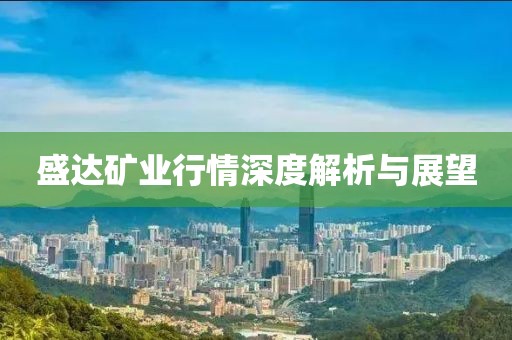 盛達(dá)礦業(yè)行情深度解析與展望