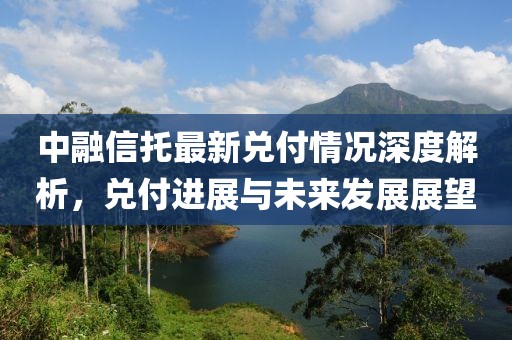 中融信托最新兌付情況深度解析，兌付進(jìn)展與未來發(fā)展展望
