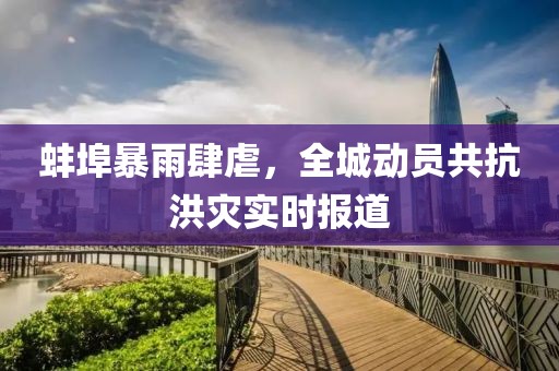 蚌埠暴雨肆虐，全城動員共抗洪災(zāi)實時報道