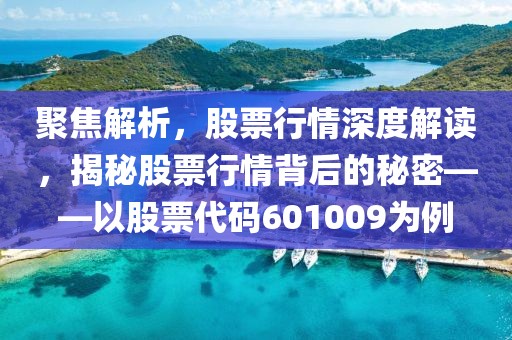 聚焦解析，股票行情深度解讀，揭秘股票行情背后的秘密——以股票代碼601009為例