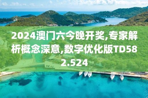 2024澳門六今晚開獎,專家解析概念深意,數(shù)字優(yōu)化版TD582.524
