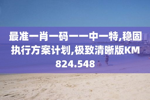最準一肖一碼一一中一特,穩(wěn)固執(zhí)行方案計劃,極致清晰版KM824.548